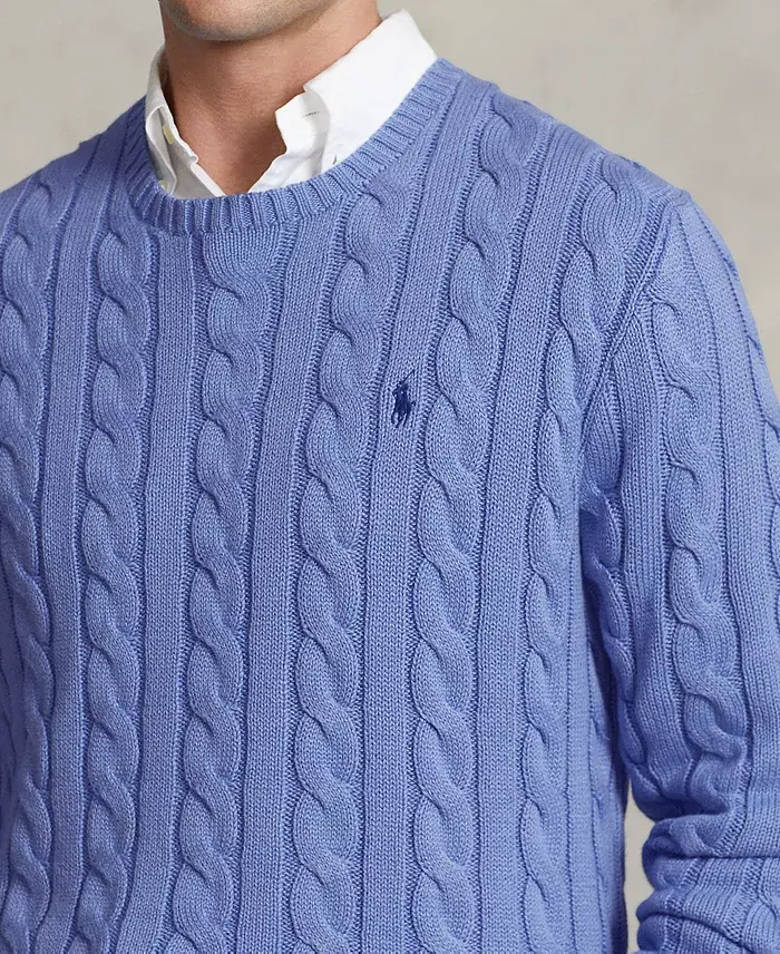 Alfani Polo Ralph Lauren Men's Cable-Knit Cotton Sweater Men's Fashion & Accessories