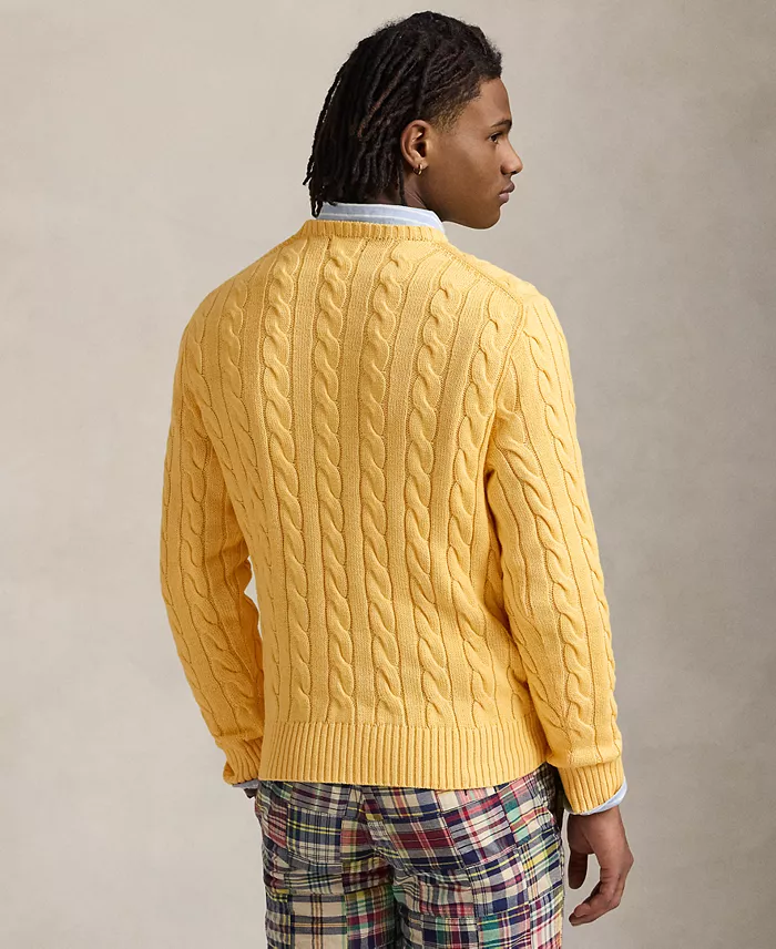Alfani Polo Ralph Lauren Men's Cable-Knit Cotton Sweater Men's Fashion & Accessories