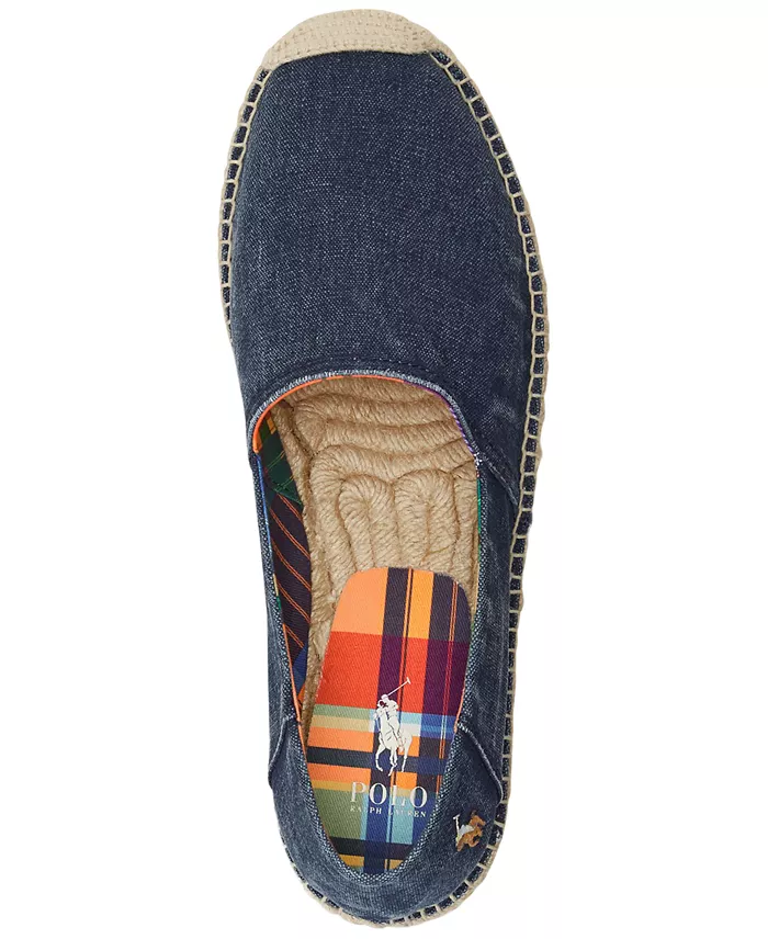 Alfani Polo Ralph Lauren Men's Cevio Washed Canvas Espadrilles Men's Shoes