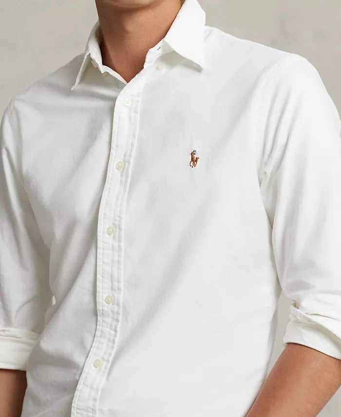 Alfani Polo Ralph Lauren Men's Classic Fit Long Sleeve Oxford Shirt Men's Fashion & Accessories