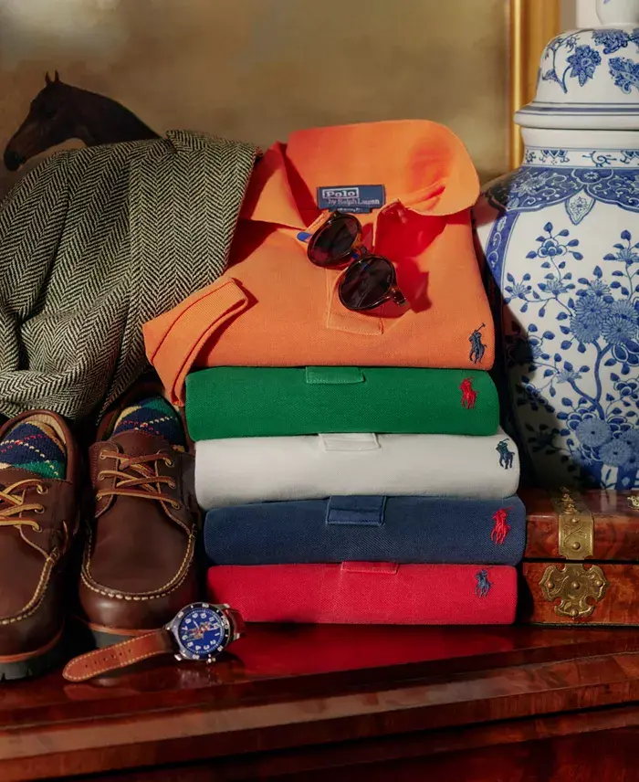 Alfani Polo Ralph Lauren Men's Classic-Fit Mesh Polo Men's Fashion & Accessories