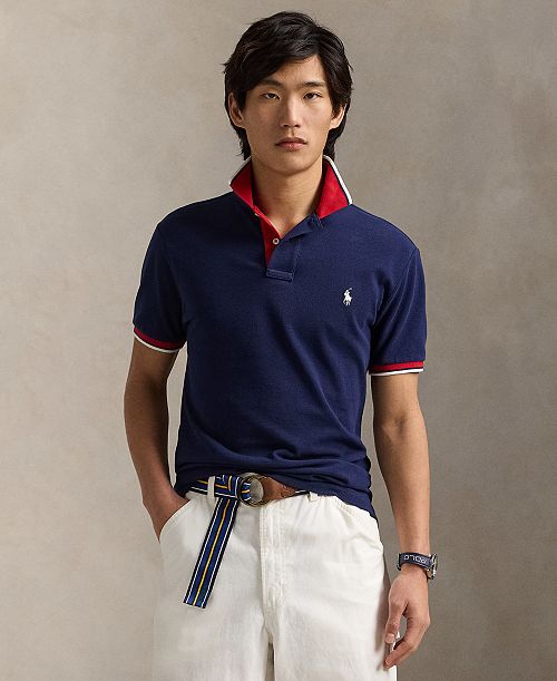 alfani Polo Ralph Lauren Men's Classic-Fit Mesh Polo Shirt Men's Fashion & Accessories