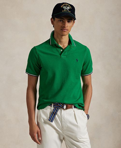 alfani Polo Ralph Lauren Men's Classic-Fit Mesh Polo Shirt Men's Fashion & Accessories