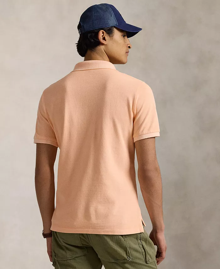 Alfani Polo Ralph Lauren Men's Classic-Fit Mineral-Dyed Mesh Polo Shirt Men's Fashion & Accessories