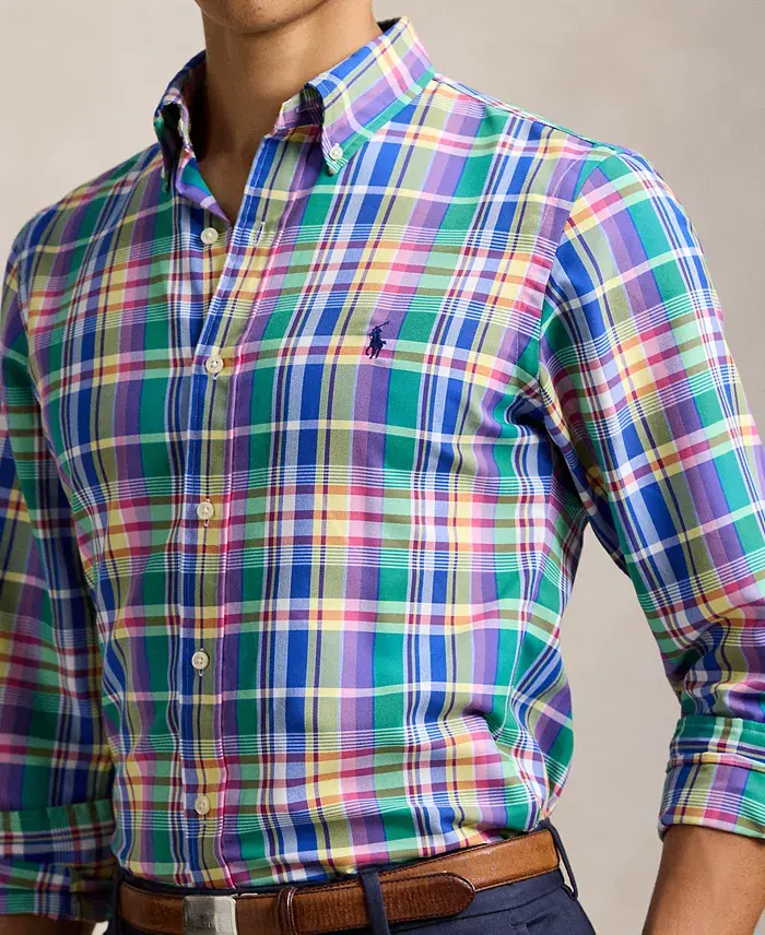 Alfani Polo Ralph Lauren Men's Classic-Fit Performance Oxford Shirt Men's Fashion & Accessories