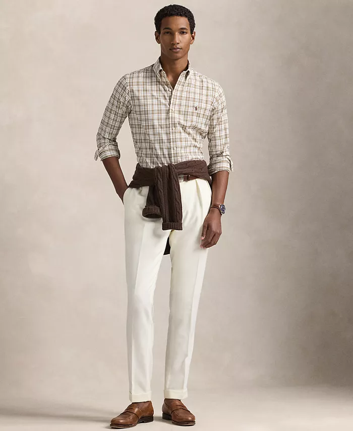 Alfani Polo Ralph Lauren Men's Classic-Fit Performance Twill Shirt Men's Fashion & Accessories