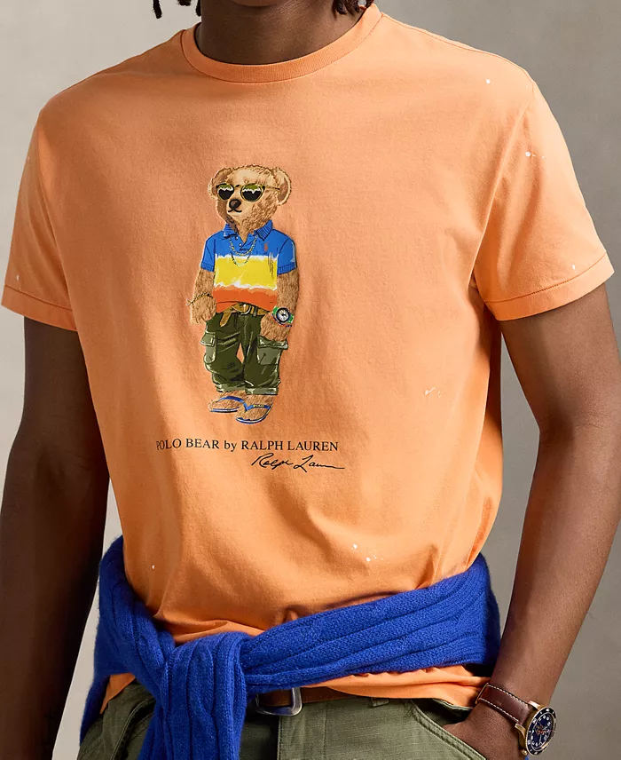 Alfani Polo Ralph Lauren Men's Classic-Fit Polo Bear Jersey T-Shirt Men's Fashion & Accessories