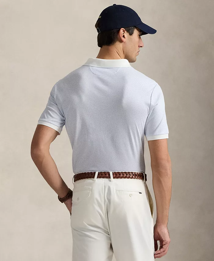 Alfani Polo Ralph Lauren Men's Classic-Fit Print Soft Cotton Polo Shirt Men's Fashion & Accessories