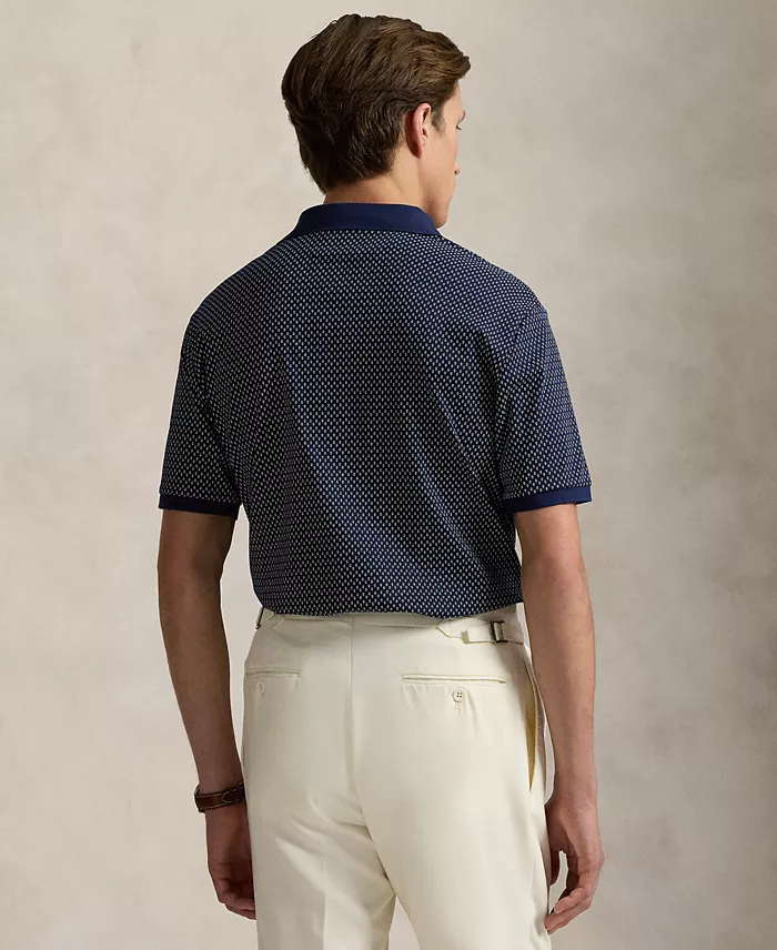 Alfani Polo Ralph Lauren Men's Classic-Fit Print Soft Cotton Polo Shirt Men's Fashion & Accessories