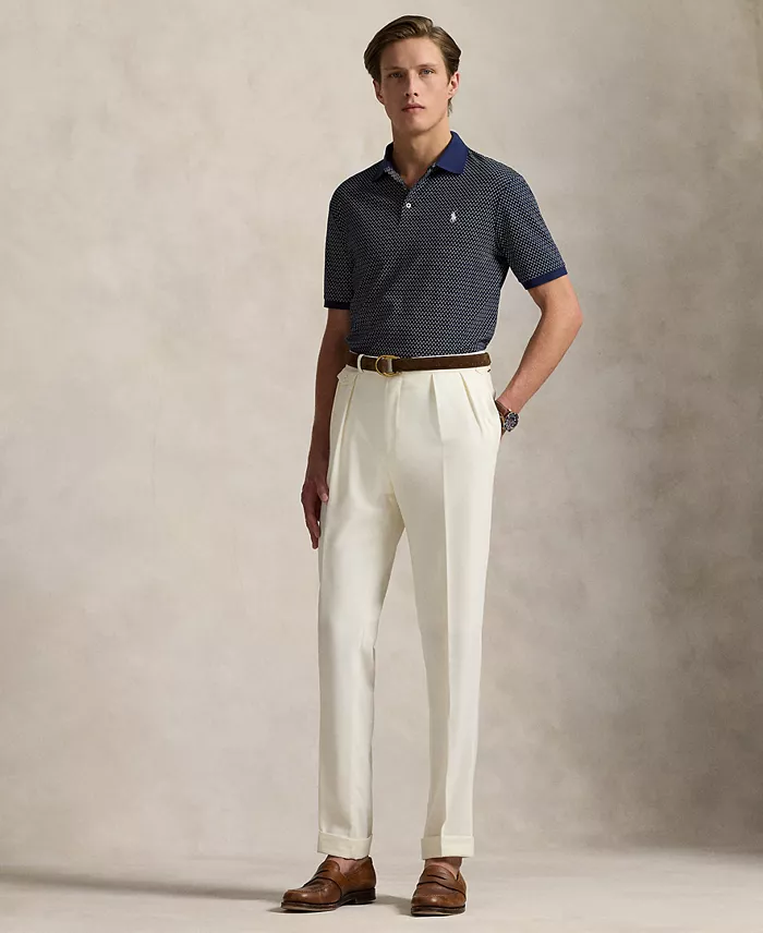 Alfani Polo Ralph Lauren Men's Classic-Fit Print Soft Cotton Polo Shirt Men's Fashion & Accessories