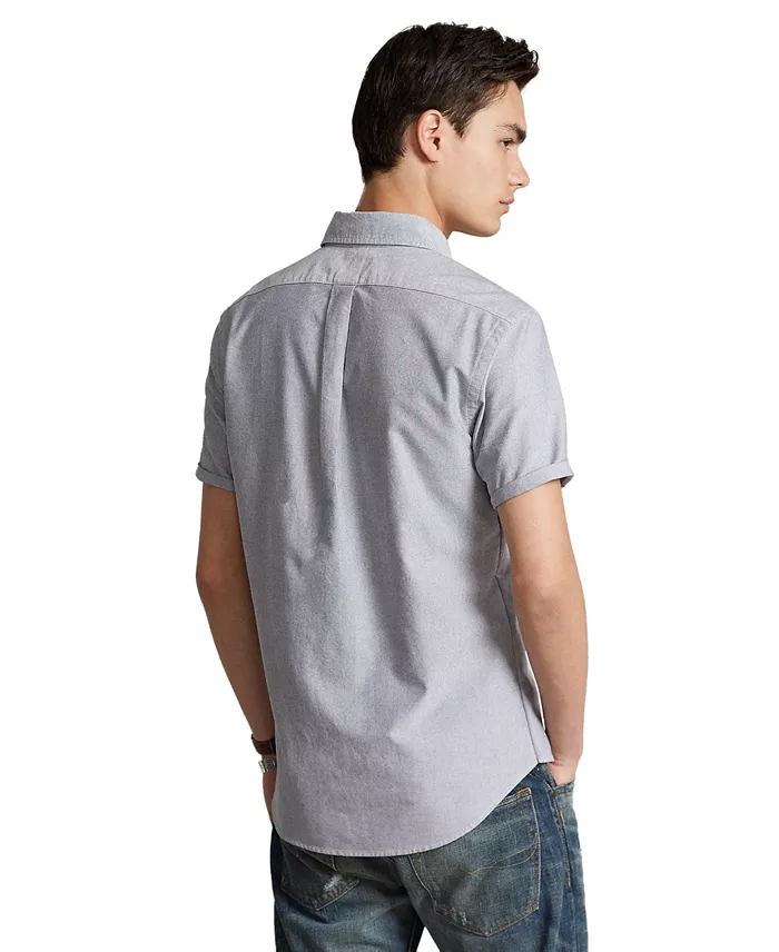 Alfani Polo Ralph Lauren Men's Classic-Fit Short-Sleeve Oxford Shirt Men's Fashion & Accessories