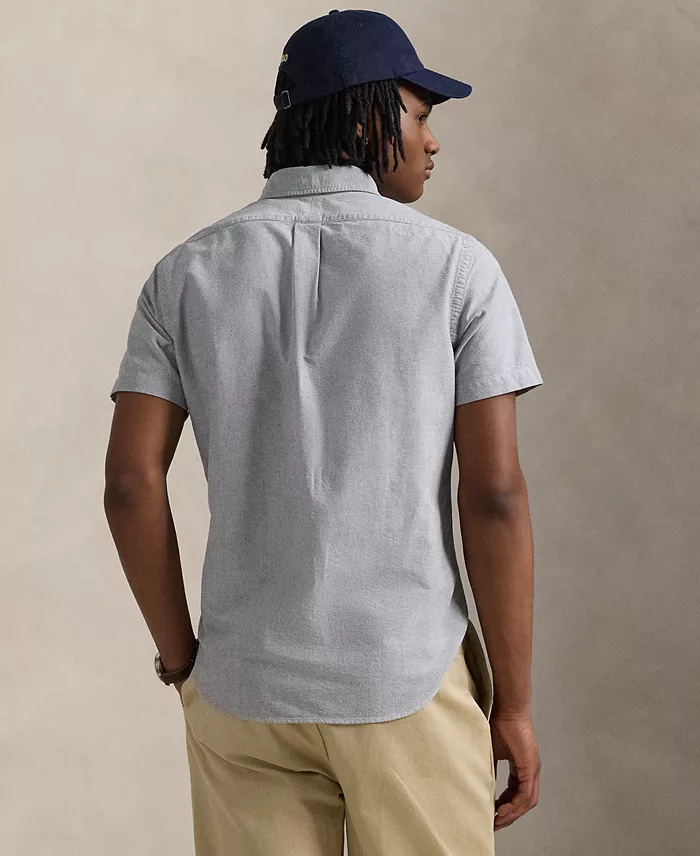 Alfani Polo Ralph Lauren Men's Classic-Fit Short-Sleeve Oxford Shirt Men's Fashion & Accessories
