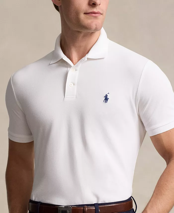 Alfani Polo Ralph Lauren Men's Classic-Fit Stretch Mesh Polo Shirt Men's Fashion & Accessories