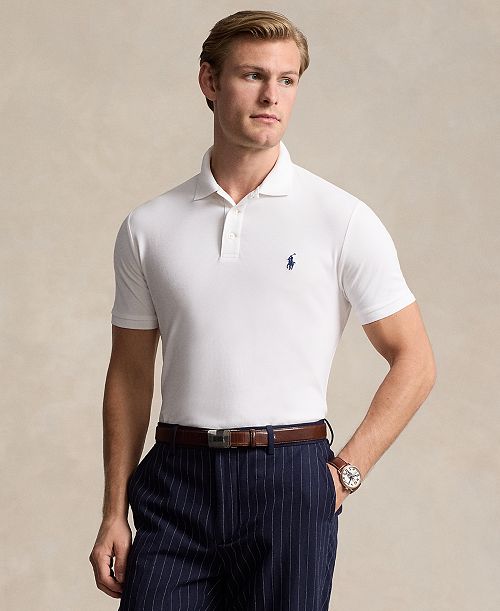 alfani Polo Ralph Lauren Men's Classic-Fit Stretch Mesh Polo Shirt Men's Fashion & Accessories