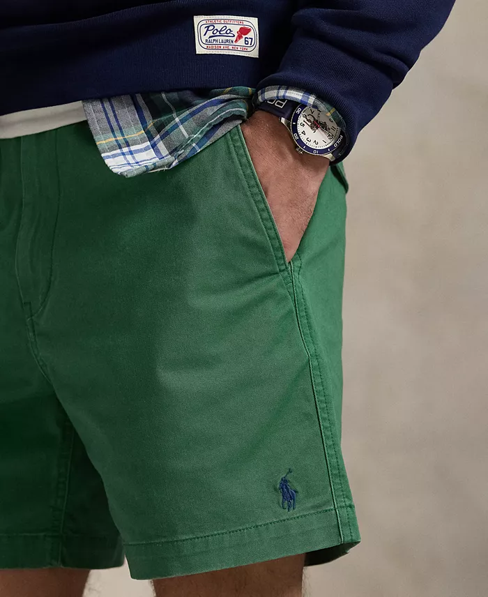 Alfani Polo Ralph Lauren Men's Classic Fit Stretch Prepster 6" Shorts Men's Fashion & Accessories