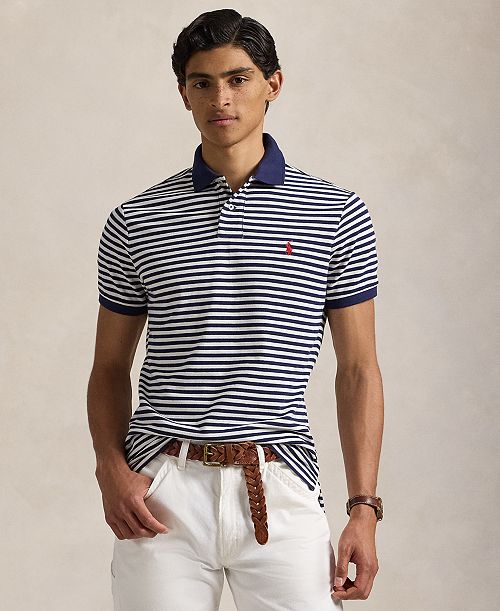 alfani Polo Ralph Lauren Men's Classic-Fit Striped Mesh Polo Shirt Men's Fashion & Accessories alfani Polo Ralph Lauren Men's Classic-Fit Striped Mesh Polo Shirt Men's Fashion & Accessories