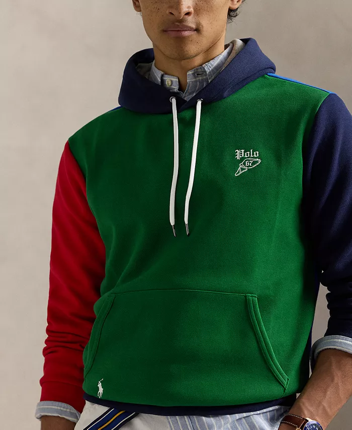 Alfani Polo Ralph Lauren Men's Color-Blocked Double-Knit Mesh Hoodie Men's Fashion & Accessories