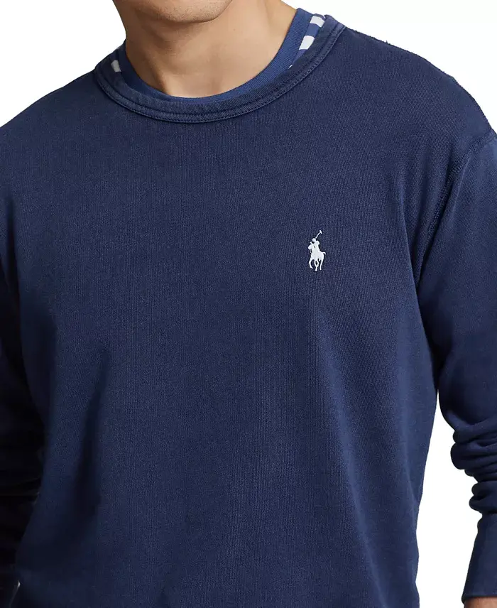 Alfani Polo Ralph Lauren Men's Cotton Terry Crewneck Sweatshirt Men's Fashion & Accessories