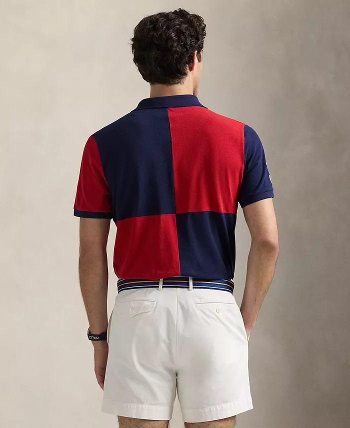 Alfani Polo Ralph Lauren Men's Custom Slim Fit Big Pony Mesh Polo Shirt Men's Fashion & Accessories
