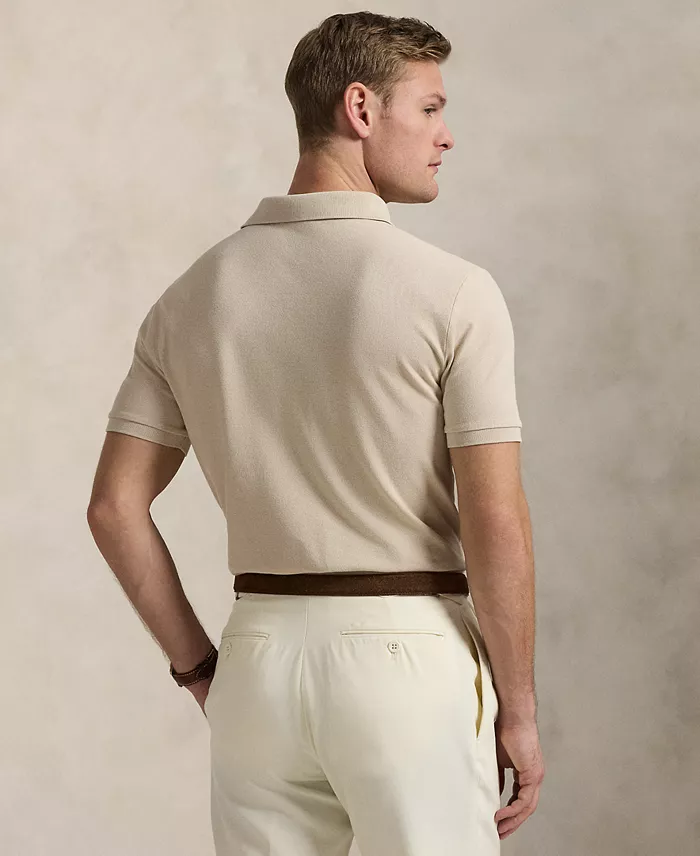Alfani Polo Ralph Lauren Men's Custom Slim Fit Big Pony Mesh Polo Shirt Men's Fashion & Accessories