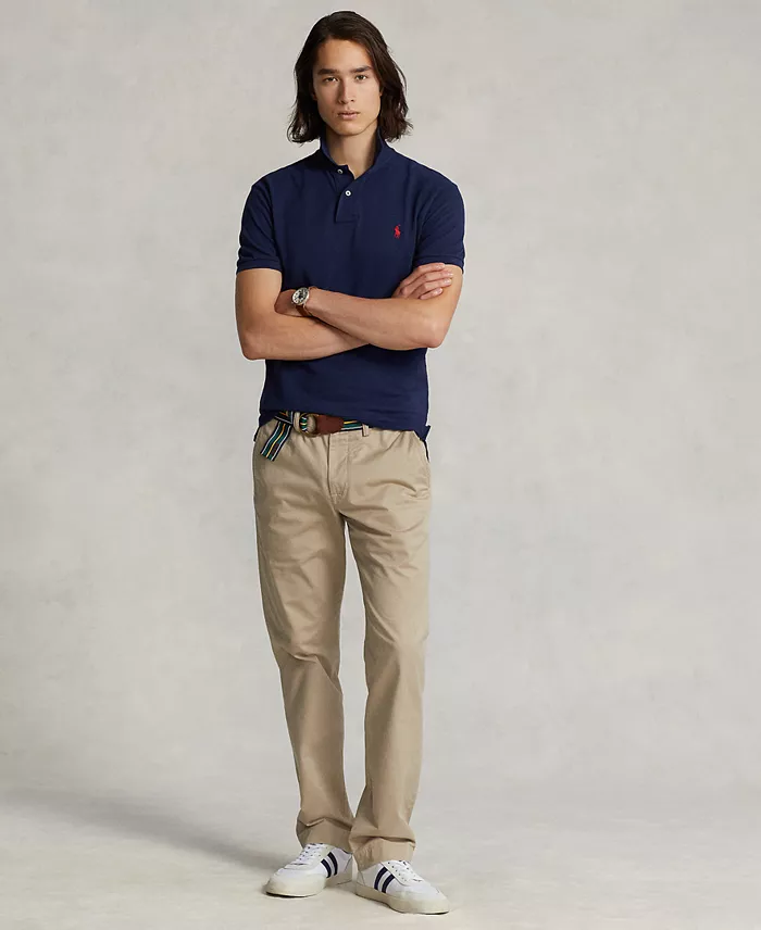Alfani Polo Ralph Lauren Men's Custom Slim Fit Mesh Polo Men's Fashion & Accessories