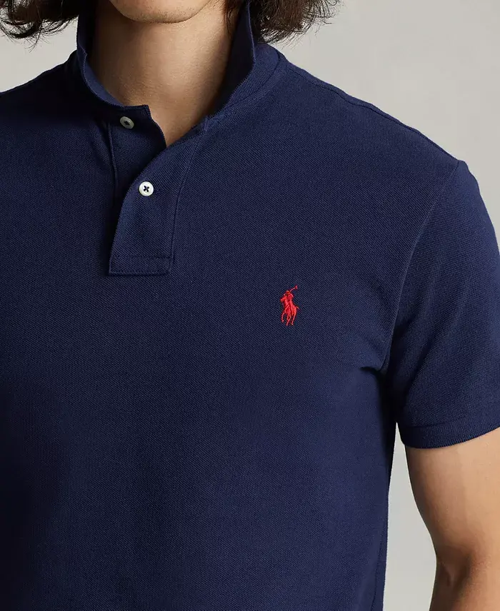 Alfani Polo Ralph Lauren Men's Custom Slim Fit Mesh Polo Men's Fashion & Accessories