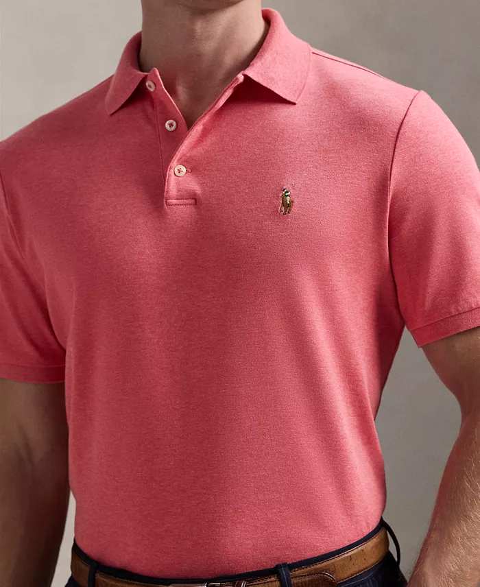 Alfani Polo Ralph Lauren Men's Custom Slim Fit Soft Cotton Polo Shirt Men's Fashion & Accessories
