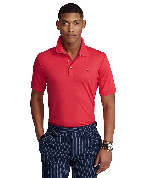 alfani Polo Ralph Lauren Men's Custom Slim Fit Soft Cotton Polo Shirt Men's Fashion & Accessories