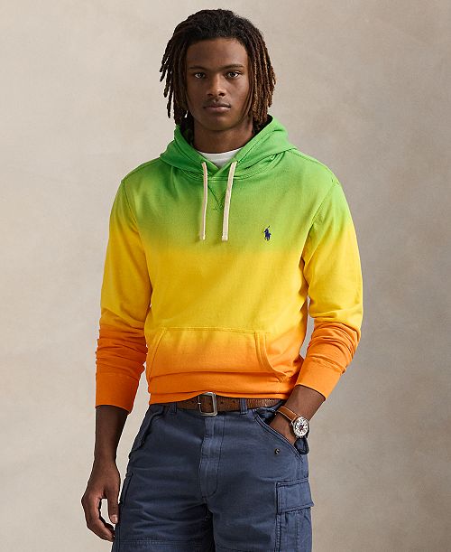 alfani Polo Ralph Lauren Men's Dip-Dyed Spa Terry Hoodie Men's Fashion & Accessories