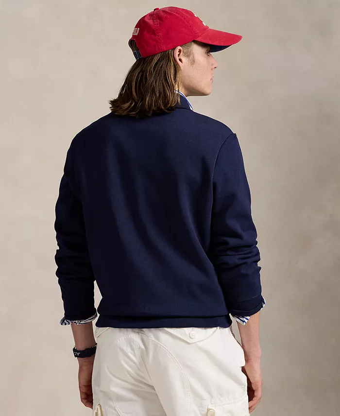 Alfani Polo Ralph Lauren Men's Double-Knit Mesh Collared Sweatshirt Men's Fashion & Accessories
