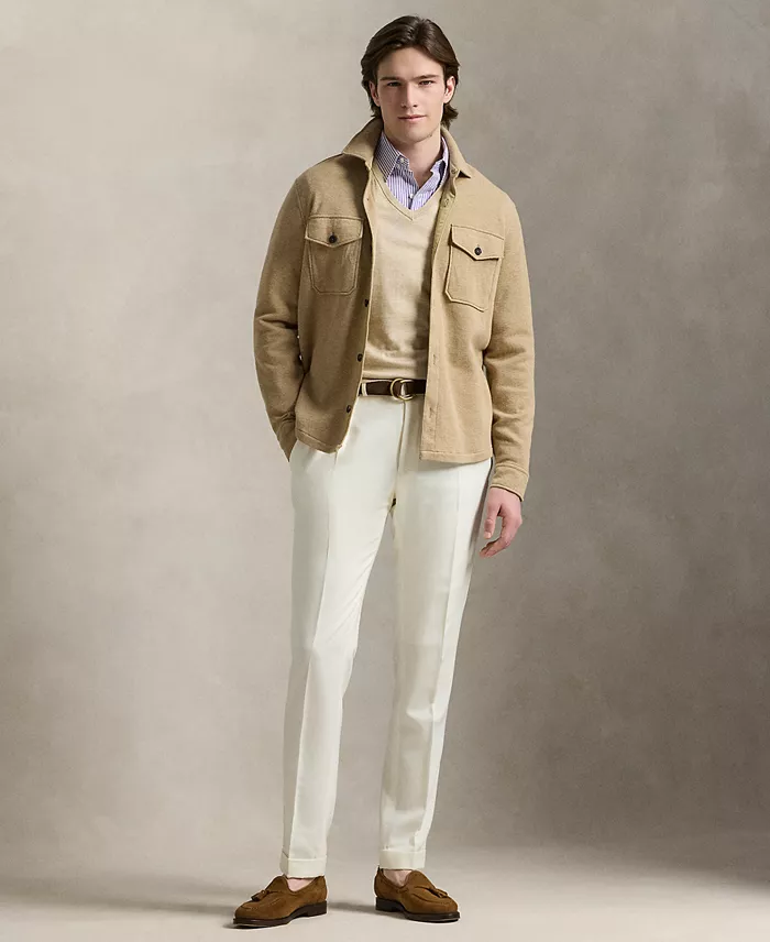 Alfani Polo Ralph Lauren Men's Double-Knit Mesh Shirt Jacket Men's Fashion & Accessories