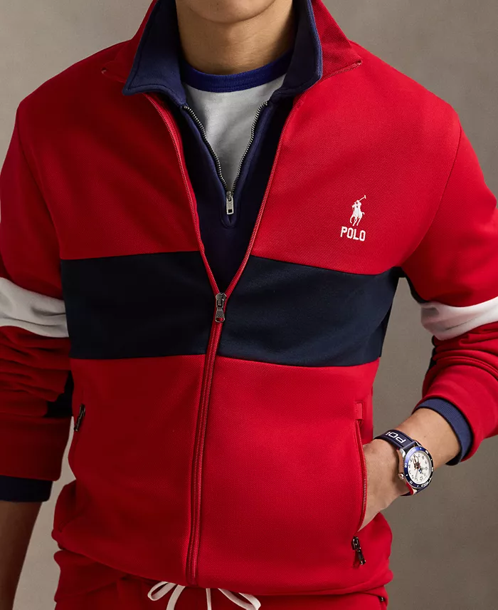 Alfani Polo Ralph Lauren Men's Double-Knit Track Jacket Men's Fashion & Accessories