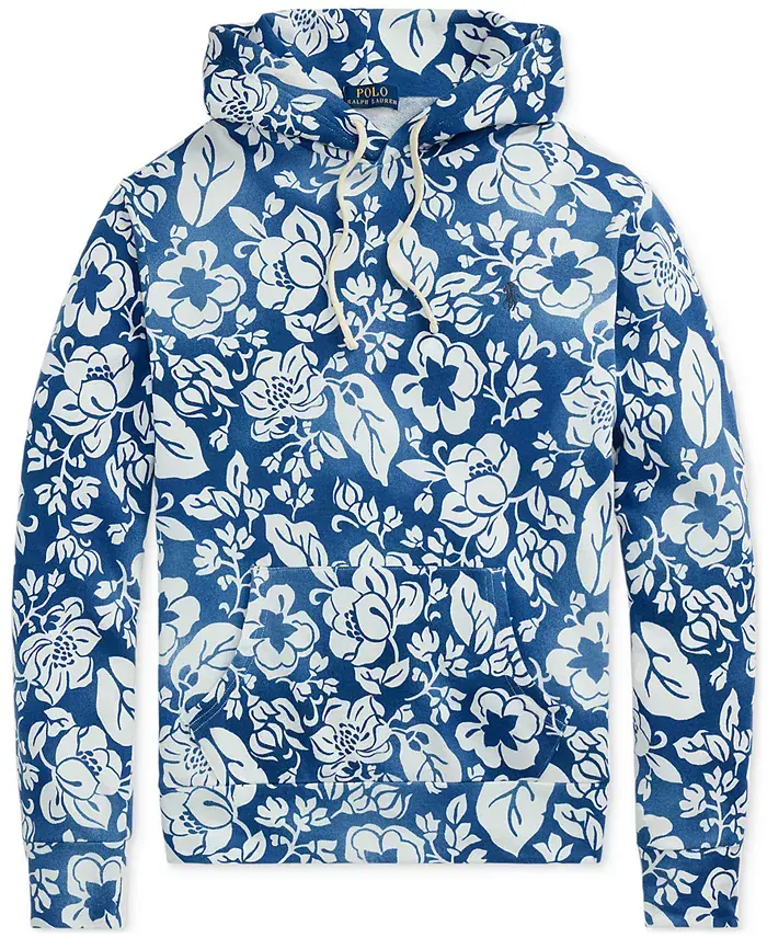 Alfani Polo Ralph Lauren Men's Floral Spa Terry Hoodie Men's Fashion & Accessories