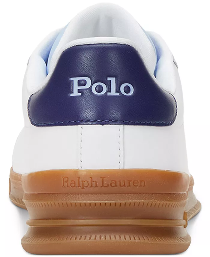 Alfani Polo Ralph Lauren Men's Heritage Court II Leather Lace-Up Sneakers Men's Shoes