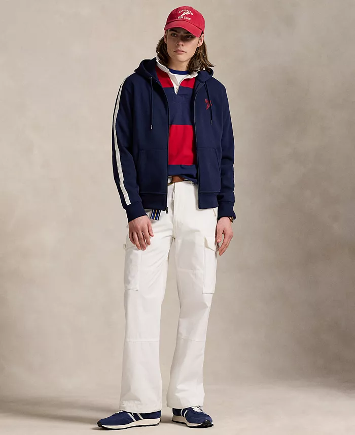 Alfani Polo Ralph Lauren Men's Logo Double-Knit Mesh Hoodie Men's Fashion & Accessories