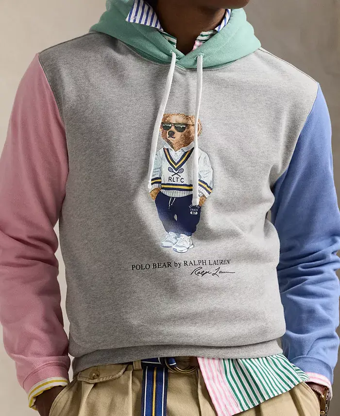 Alfani Polo Ralph Lauren Men's Polo Bear Fleece Hoodie Men's Fashion & Accessories