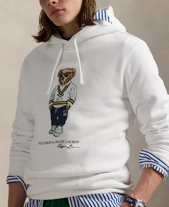Alfani Polo Ralph Lauren Men's Polo Bear Fleece Hoodie Men's Fashion & Accessories