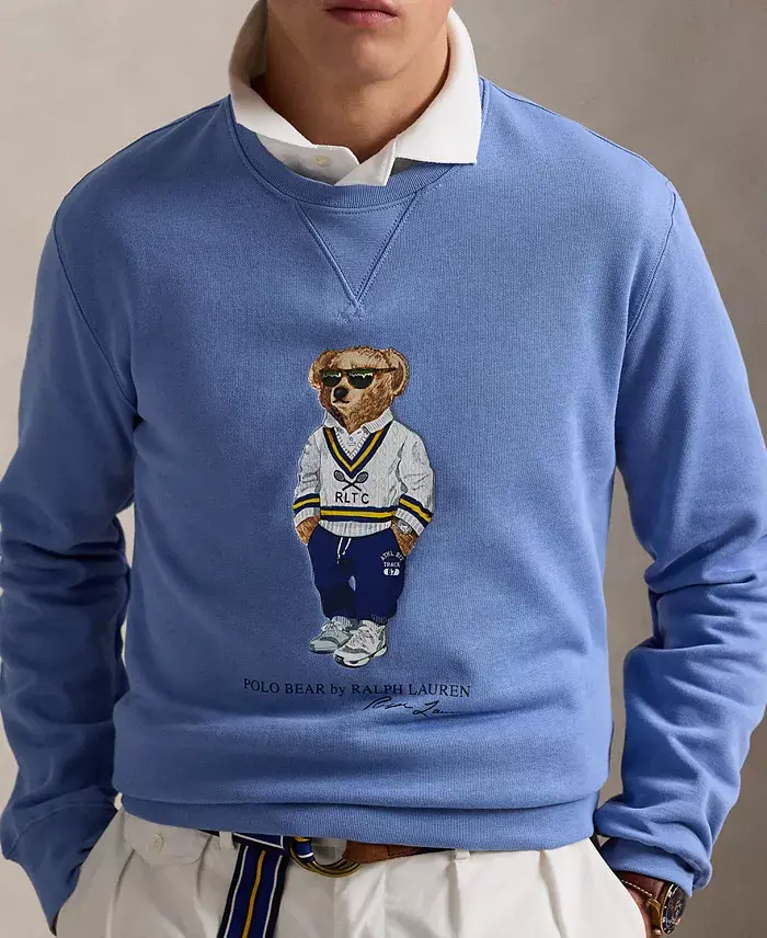 Alfani Polo Ralph Lauren Men's Polo Bear Fleece Sweatshirt Men's Fashion & Accessories