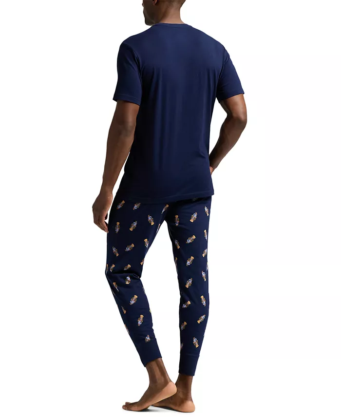 Alfani Polo Ralph Lauren Men's Polo Bear Jogger Pajama Set Exclusively At Macy's Men's Fashion & Accessories