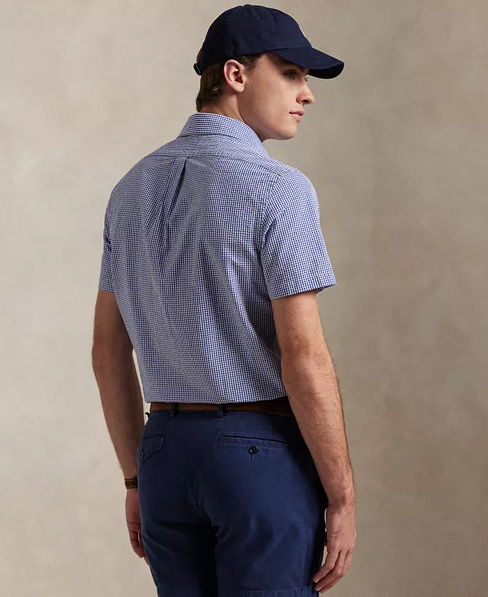 Alfani Polo Ralph Lauren Men's RL Prepster Classic-Fit Checked Seersucker Shirt Men's Fashion & Accessories