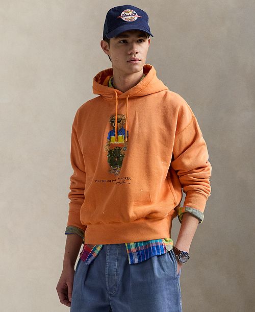 alfani Polo Ralph Lauren Men's Vintage-Fit Polo Bear Fleece Hoodie Men's Fashion & Accessories