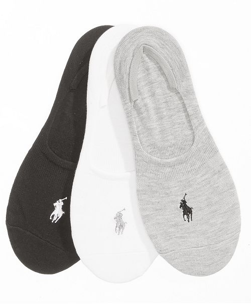 alfani Polo Ralph Lauren Women's 3 Pack Flat Knit Sneaker Liner Socks Women's Fashion Shoes & Accessories