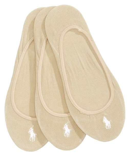 alfani Polo Ralph Lauren Women's 3 Pack Ultra-Low No- Show Sock Liners Women's Fashion Shoes & Accessories