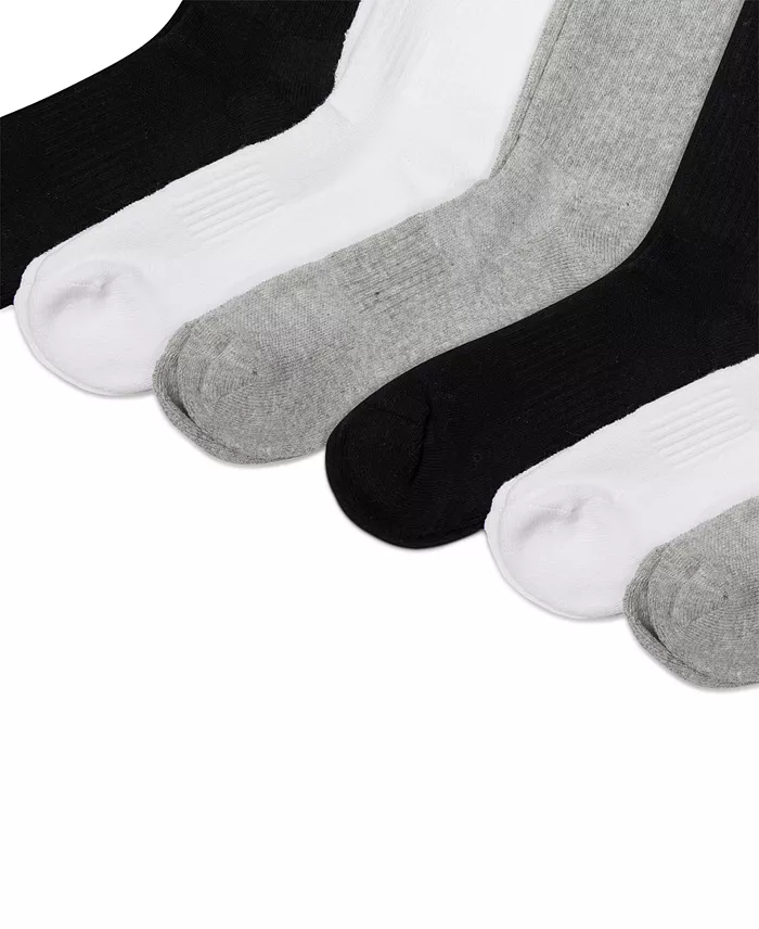 Alfani Polo Ralph Lauren Women's 6-Pk. Cushion Crew Socks Women's Fashion Shoes & Accessories