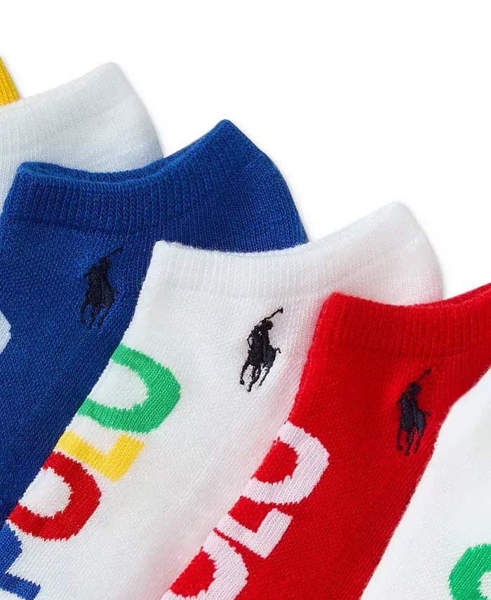 Alfani Polo Ralph Lauren Women's 6-Pk. Polo Logo Low-Cut Socks Women's Fashion Shoes & Accessories