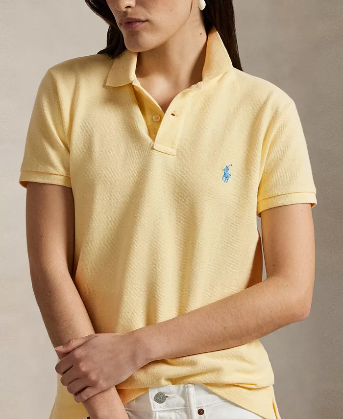 Alfani Polo Ralph Lauren Women's Classic-Fit Piqué Polo Shirt Women's Fashion Shoes & Accessories