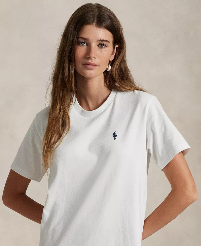 Alfani Polo Ralph Lauren Women's Cotton Jersey Tee Dress Women's Fashion Shoes & Accessories