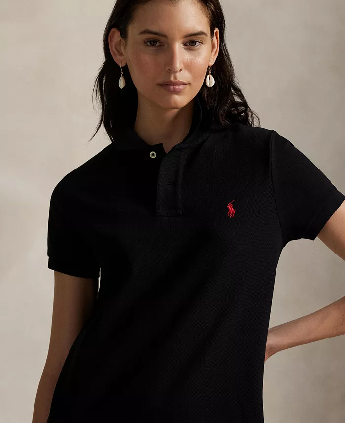 Alfani Polo Ralph Lauren Women's Cotton Mesh Polo Dress Women's Fashion Shoes & Accessories