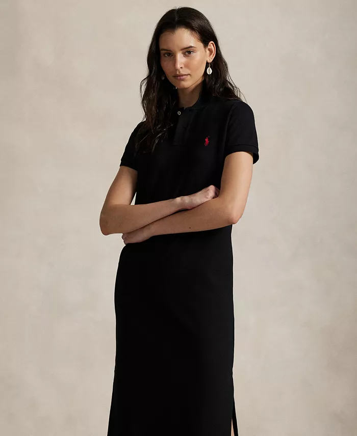 Alfani Polo Ralph Lauren Women's Cotton Mesh Polo Dress Women's Fashion Shoes & Accessories