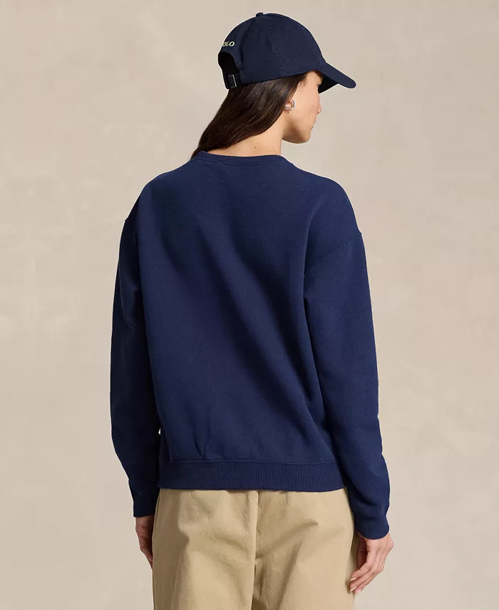Alfani Polo Ralph Lauren Women's Fleece Crewneck Sweatshirt Women's Fashion Shoes & Accessories